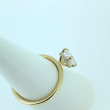 Load image into Gallery viewer, 9kt Yellow Gold - Cushion Solitaire Diamond Engagement Ring
