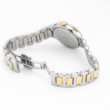 Load image into Gallery viewer, roamer allegra ladies two tone green dial mop bracelet watch
