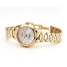 Load image into Gallery viewer, roamer allegra ladies gold plated mop dial bracelet watch

