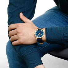 Load image into Gallery viewer, Mondaine Classic Deep Sea Blue  40mm.
