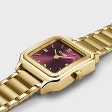 Load image into Gallery viewer, Cluse - &quot;Gracieuse Petite&quot; Dark Cherry Dial Watch
