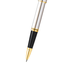 Load image into Gallery viewer, Coventry Polished Chrome with Gold-Tone Rollerball Pen
