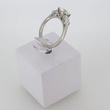 Load image into Gallery viewer, Platinum 3 Stone Lab Diamond Engagement Ring
