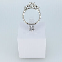 Load image into Gallery viewer, Platinum 3 Stone Lab Diamond Engagement Ring
