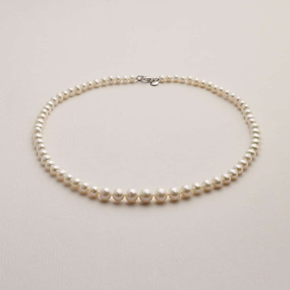 Jersey Pearl - Graduated Pearl Necklace