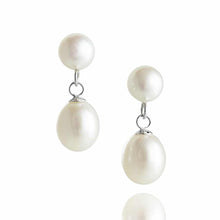 Load image into Gallery viewer, Jersey Pearl - Dew Drop Pearl Earring
