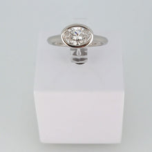 Load image into Gallery viewer, Platinum Oval Lab Diamond Engagement Ring
