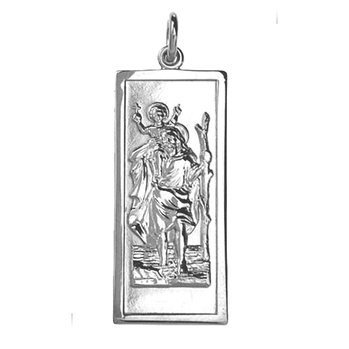 St. Christopher Medal In Silver