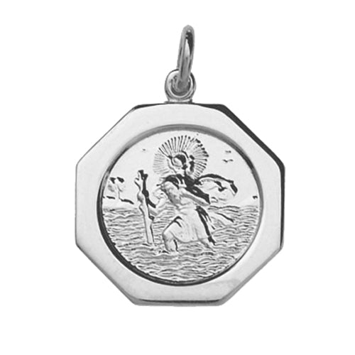 St. Christopher Medal In Silver