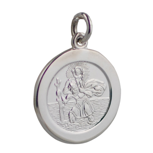 St. Christophers Medal In Silver