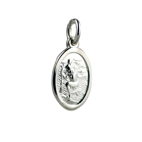 St. Christopher Medal In Silver