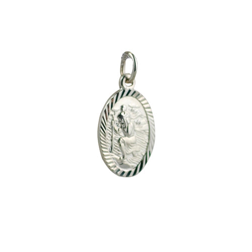 St. Christopher Medal In Silver