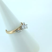 Load image into Gallery viewer, 9ct Yellow Gold 2 Stone Lab Diamond Engagement Ring
