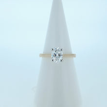 Load image into Gallery viewer, 9ct Yellow Gold Oval Lab Diamond Engagement Ring
