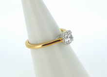 Load image into Gallery viewer, 18kt Yellow Gold - Lab Diamond Solitare Engagement Ring
