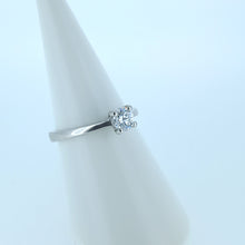 Load image into Gallery viewer, 10ct White Gold Lab Diamond Solitaire Engagement Ring

