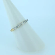 Load image into Gallery viewer, 9ct Yellow Gold 7 Stone Diamond Ring
