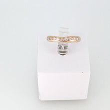 Load image into Gallery viewer, 9ct Yellow Gold 9 Stone Lab Diamond Eternity Ring
