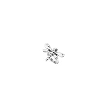 Load image into Gallery viewer, uno de 50 my dragon-fly 17.5mm metal ring clad with silver
