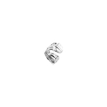 Load image into Gallery viewer, uno de 50 feather 16.5mm metal ring clad with silver
