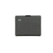 Load image into Gallery viewer, ogon big stockholm carbon aluminium wallet  bank note size  carbon print
