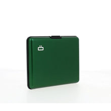 Load image into Gallery viewer, ogon big stockholm green aluminium wallet  bank note size
