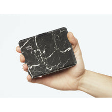Load image into Gallery viewer, ogon big stockholm carbon aluminium credit card holder marble print
