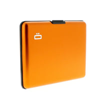 Load image into Gallery viewer, ogon big stockholm orange aluminium wallet  bank note size
