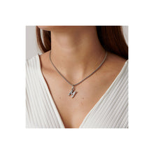 Load image into Gallery viewer, uno de 50 m�s 2.5mm little letter m metal charm clad with silver. charm only
