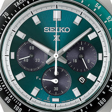 Load image into Gallery viewer, seiko prospex speedtimer racing solar chronograph in green
