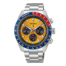 Load image into Gallery viewer, seiko prospex speedtimer racing solar chronograph in yellow
