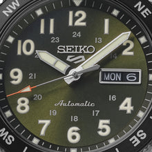 Load image into Gallery viewer, seiko 5 sports field in fatigue green
