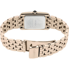 Load image into Gallery viewer, seiko ladies tank rose gold plate
