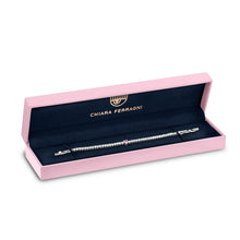 Load image into Gallery viewer, chiara ferragni diamond heart tennis bracelet 175cm 1 fairy tale heart stone
