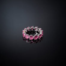 Load image into Gallery viewer, chiara ferragni infinity love pink ring size n
