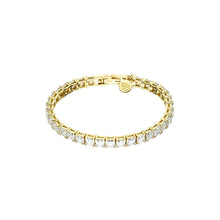 Load image into Gallery viewer, chiara ferragni classic tennis gold plated  bracelet
