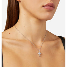 Load image into Gallery viewer, chiara ferragni croci pendant wh cz cross +rh plated 38.7cm
