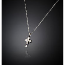 Load image into Gallery viewer, chiara ferragni croci pendant wh cz cross +rh plated 38.7cm
