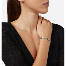 Load image into Gallery viewer, chiara ferragni emerald bracelet emerald cut 16cm+ext
