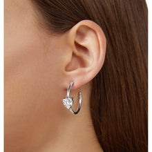 Load image into Gallery viewer, chiara ferragni first love earrings siver tone
