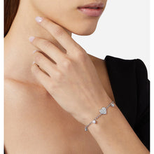 Load image into Gallery viewer, chiara ferragni silver bracelet arg925 with white cz 16+3cm
