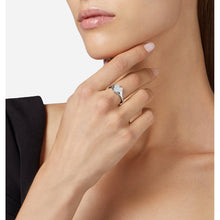 Load image into Gallery viewer, chiara ferragni silver heart ring arg925 with white cz m16
