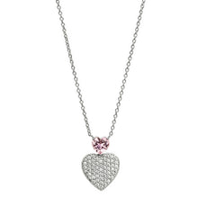 Load image into Gallery viewer, chiara ferragni silver heart pendant
