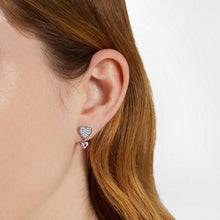 Load image into Gallery viewer, chiara ferragni silver heart stud earring
