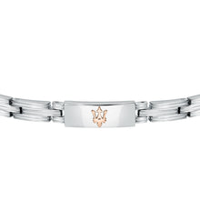 Load image into Gallery viewer, maserati jewels silver,rose gold bracelet 22cm jewellery buckle
