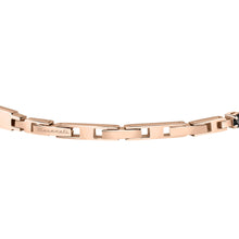 Load image into Gallery viewer, maserati jewels black, rose gold bracelet 22cm jewellery buckle
