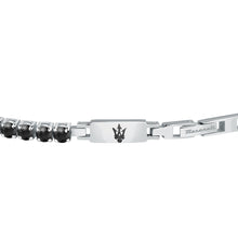 Load image into Gallery viewer, maserati jewels black bracelet 22cm jewellery buckle
