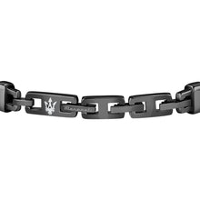 Load image into Gallery viewer, maserati jewels black bracelet 225mm jewellery buckle
