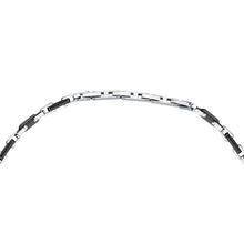 Load image into Gallery viewer, maserati jewels ceramic necklace stainless steel black 50+5cm

