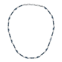 Load image into Gallery viewer, maserati jewels ceramic necklace stainless steel blue 50+5cm
